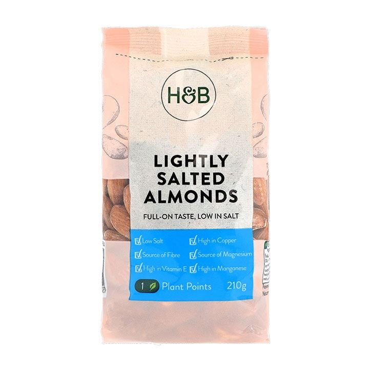 Holland &amp;amp; Barrett Lightly Salted Almonds 210g