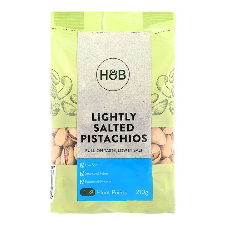 Holland &amp;amp; Barrett Lightly Salted Pistachios 210g