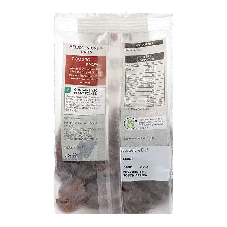 Holland &amp;amp; Barrett Medjool Dates 210g