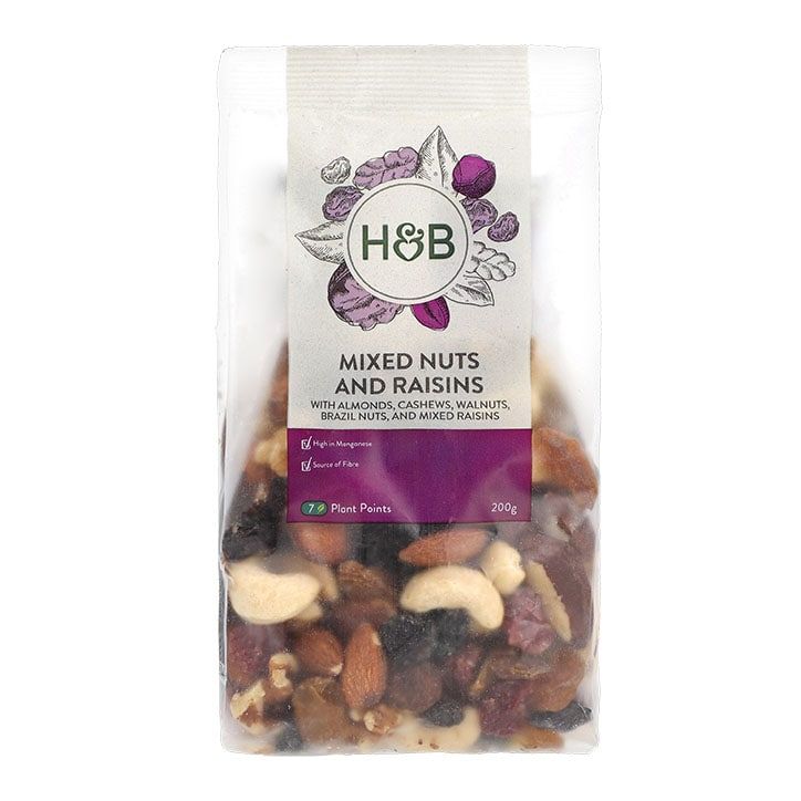 Holland &amp;amp; Barrett Mixed Nuts &amp;amp; Raisins 200g