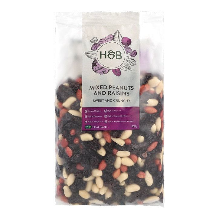 Holland &amp;amp; Barrett Mixed Peanuts &amp;amp; Raisins 850g