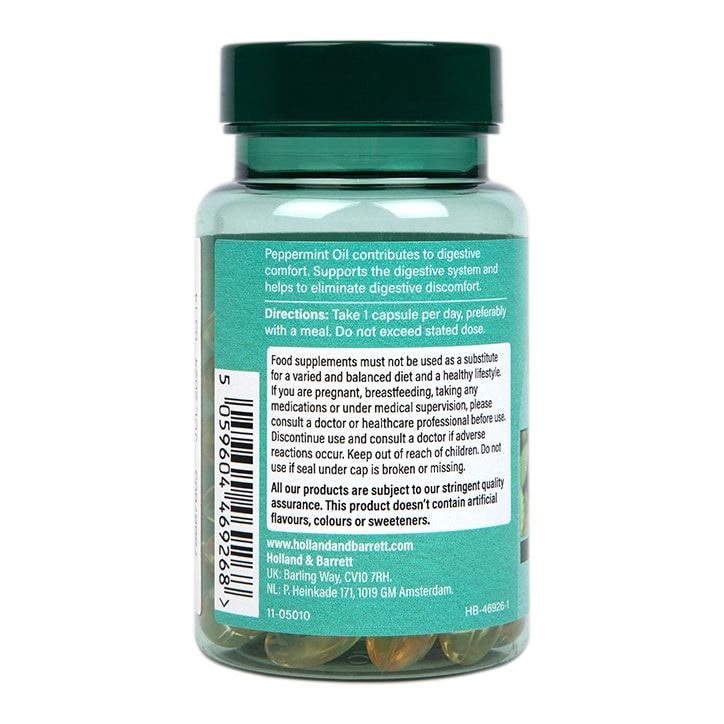 Holland & Barrett Oil of Peppermint 60 Capsules