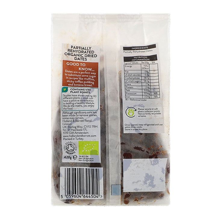 Holland &amp;amp; Barrett Organic Dates 420g