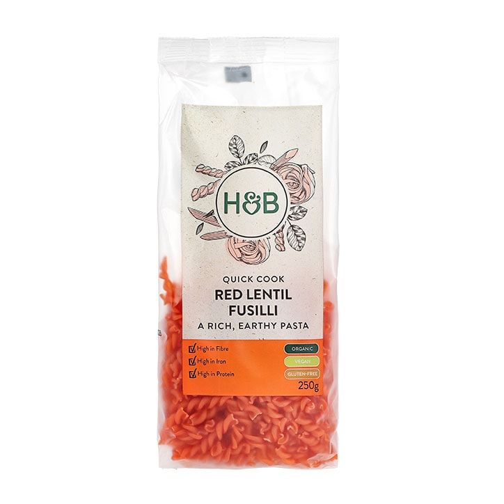 Holland &amp;amp; Barrett Red Lentil Fusilli 250g