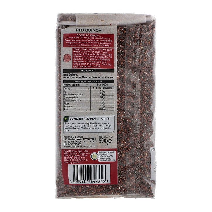 Holland &amp;amp; Barrett Red Quinoa 500g