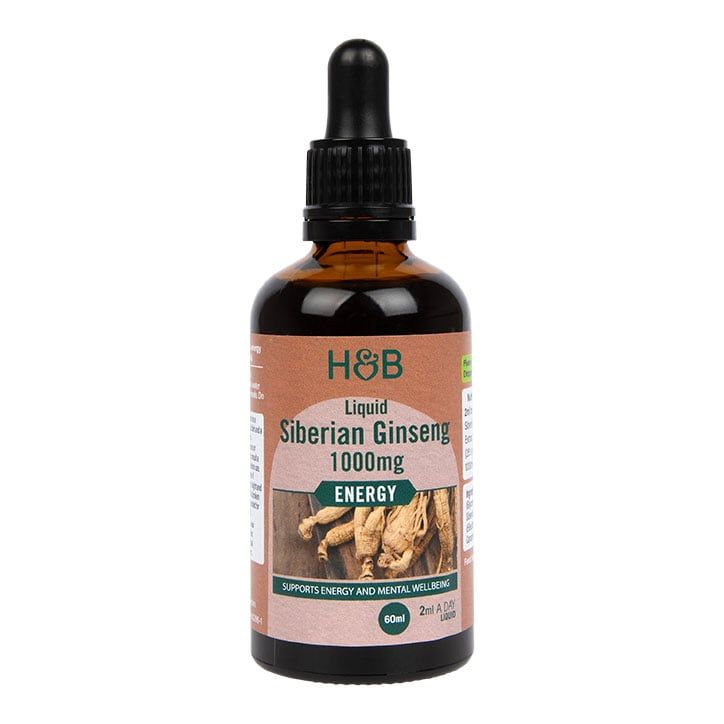 Holland & Barrett Siberian Ginseng 1000mg 60ml Liquid