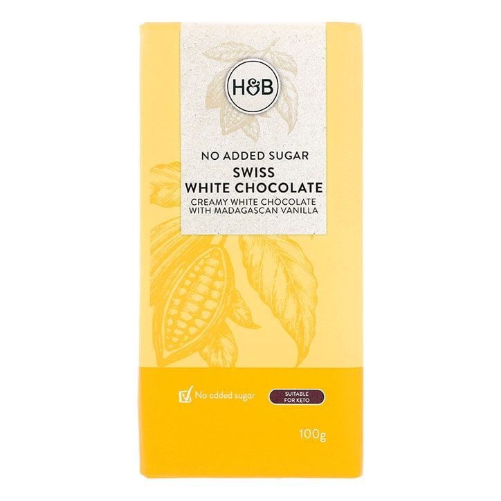 Holland &amp;amp; Barrett Swiss White Chocolate 100g