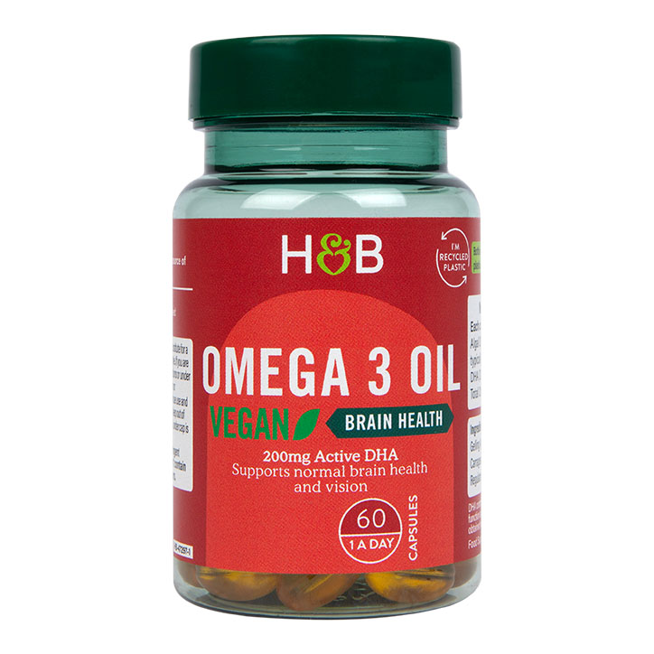 Holland &amp;amp; Barrett Vegan Omega 3 Oil 500mg 60 Capsules