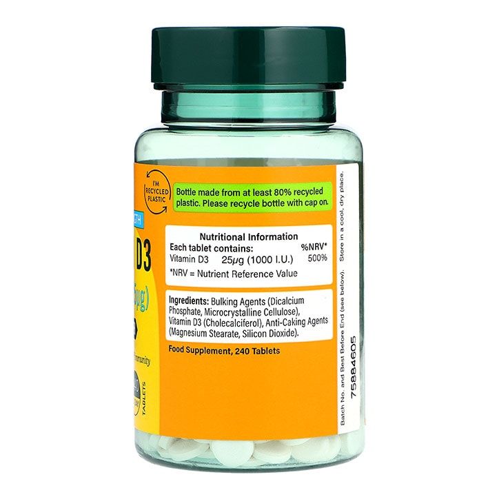 Holland &amp;amp; Barrett Vitamin D 3000 I.U. 75ug 120 Tablets