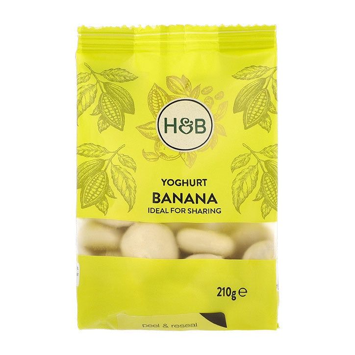 Holland &amp;amp; Barrett Yoghurt Flavour White Chocolate Coated Banana 210g