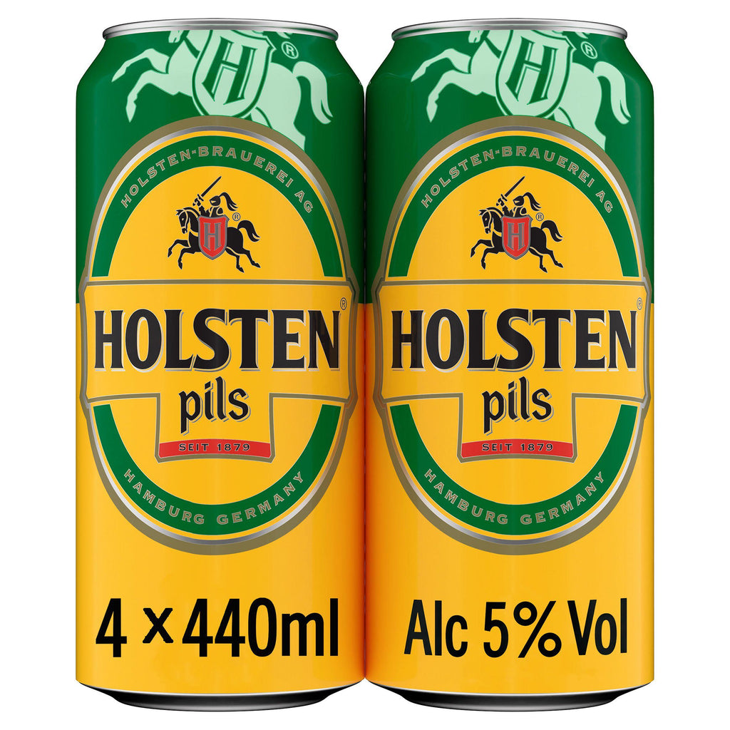 Holsten Pils Lager Beer Cans 4x440ml