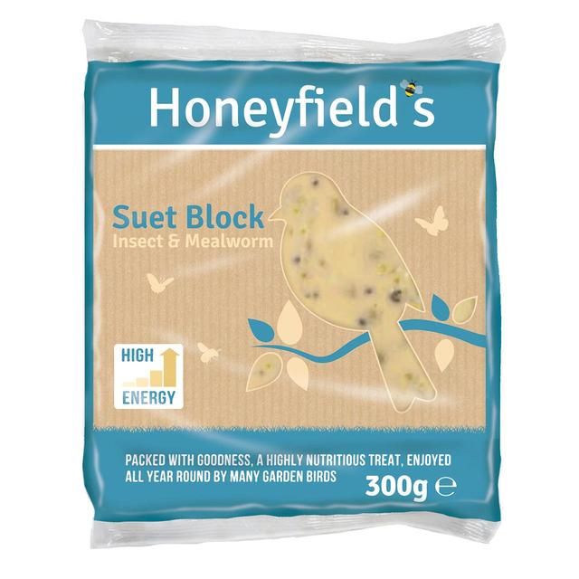 Honeyfield's Mealworm and Insect Suet Treat for Wild Birds   300g