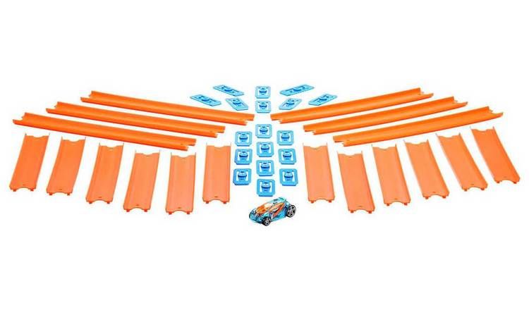 Hot Wheels Track Builder - Straight Track Pack &amp;amp; Toy Car