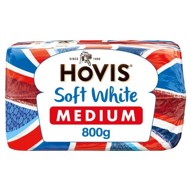 Hovis Medium Sliced Soft White Bread   800g