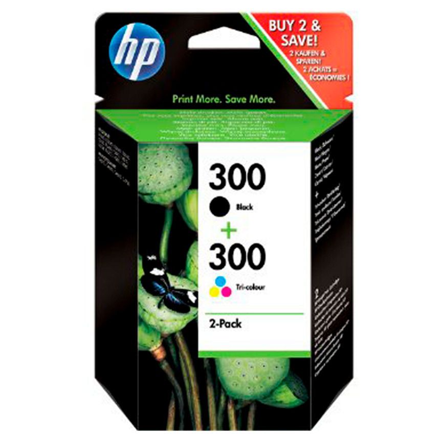 HP 300 Black & Colour Ink Cartridge