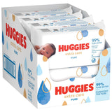 Huggies Pure Extra Care Baby Wipes, 8 x 56 Wipes