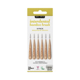 Humble Bamboo Interdental Brush Size 4 Yellow 6 Pack Size 4 - Yellow