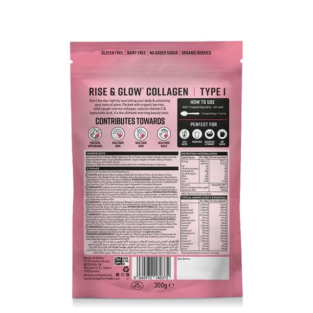 Hunter and Gather Rise &amp;amp; Glow Collagen   300g