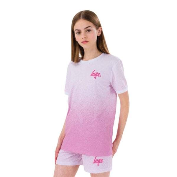 Hype Girls Speckle Fade Script Short Pyjama Set (9-10 Years)