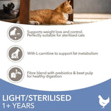 IAMS 1+ Years Light in Fat Dry Cat Food Chicken   3kg