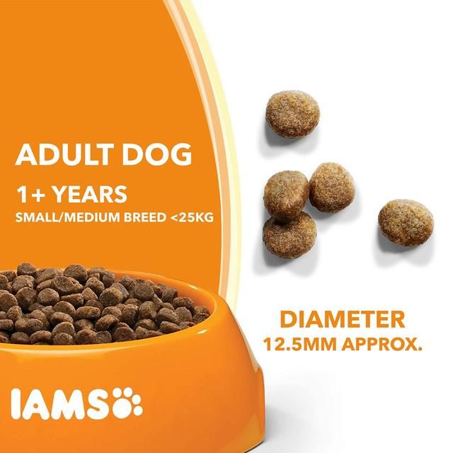 IAMS for Vitality Adult Dog Food Small/Medium Breed with Fresh Chicken   2kg