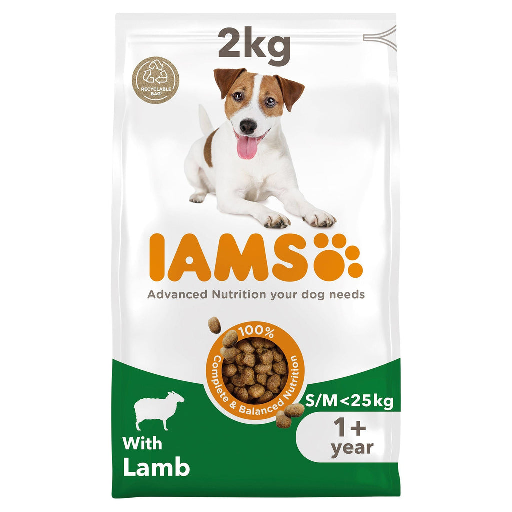 IAMS For Vitality Dry Dog Food Small Medium Breed with Lamb 2kg