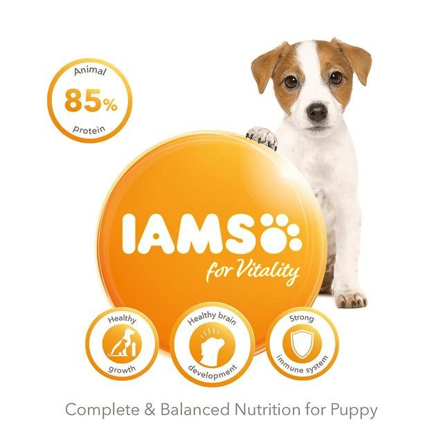 IAMS for Vitality Puppy Food Small/Medium Breed with Fresh Chicken   2kg