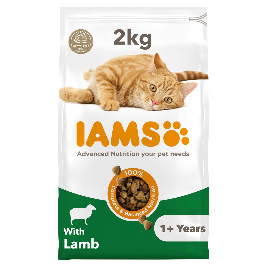 IAMS  Vitality Adult Cat Food, Lamb 2kg