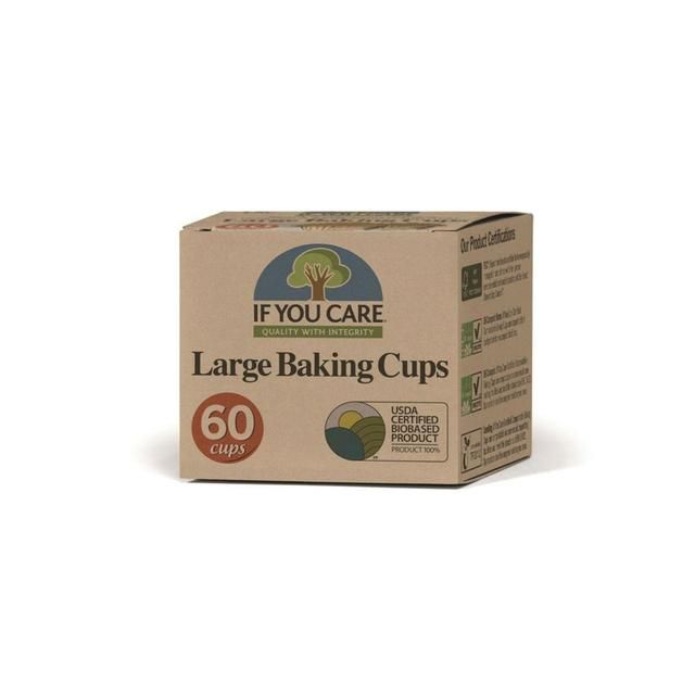 If You Care Large Vegan Cupcake Cases   60 per pack