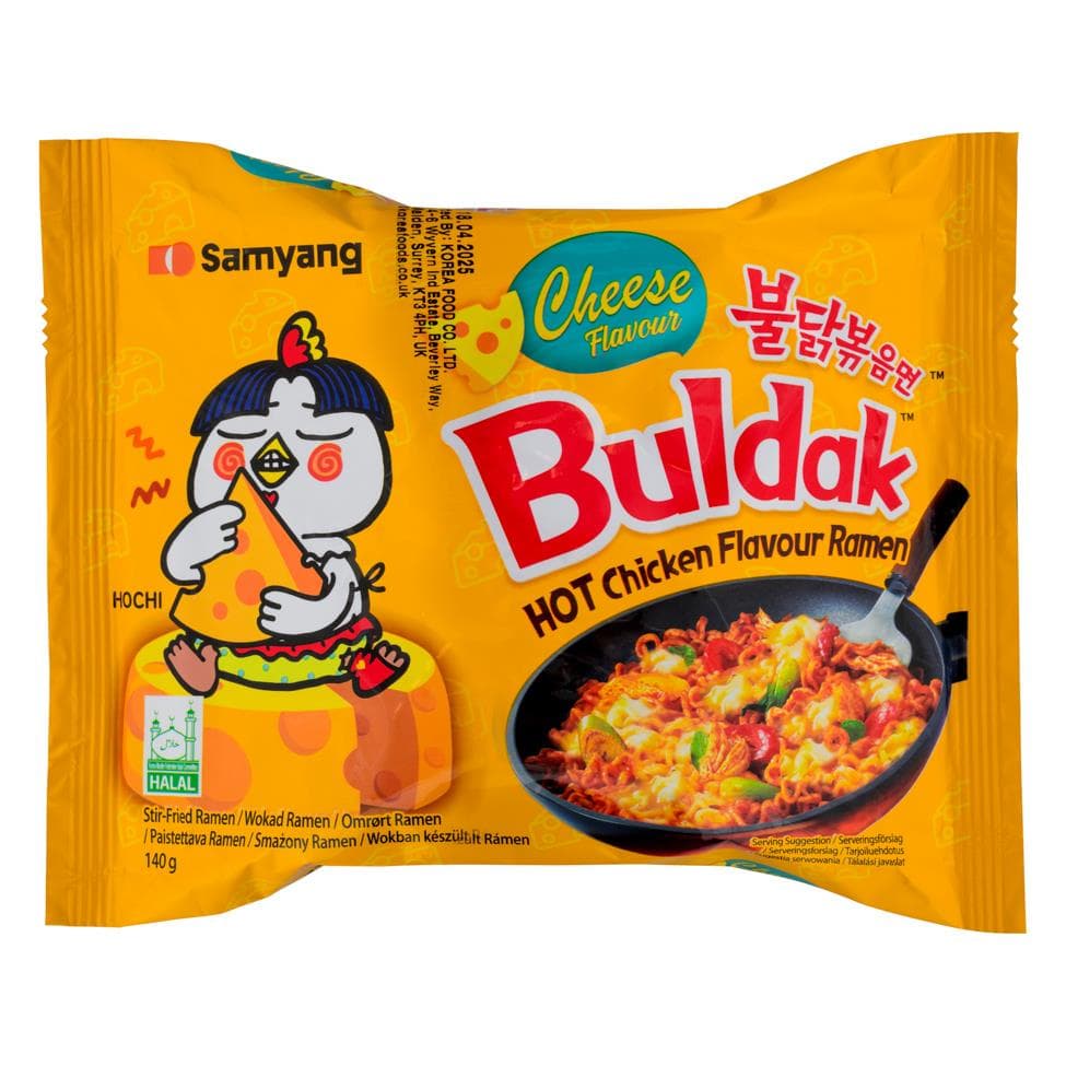 Samyang Buldak Hot Chicken Flavour Ramen (Cheese) (EU Version)