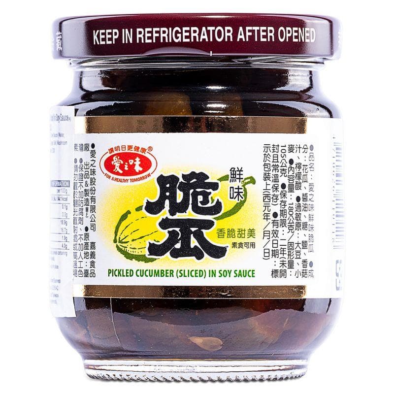 AGV Pickled Cucumber (Sliced) in Soy Sauce 愛之味 鮮味脆瓜