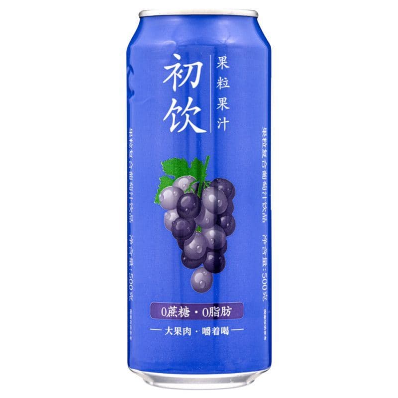 Chu Yin Fruit Drink (Grape) 初飲 果粒果汁飲品 (葡萄味)