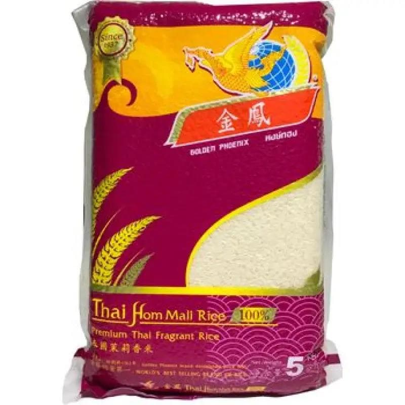 Golden Phoenix (Hong Thong) Thai Jasmine Rice 金鳳 泰國頂級茉莉香米 5kg