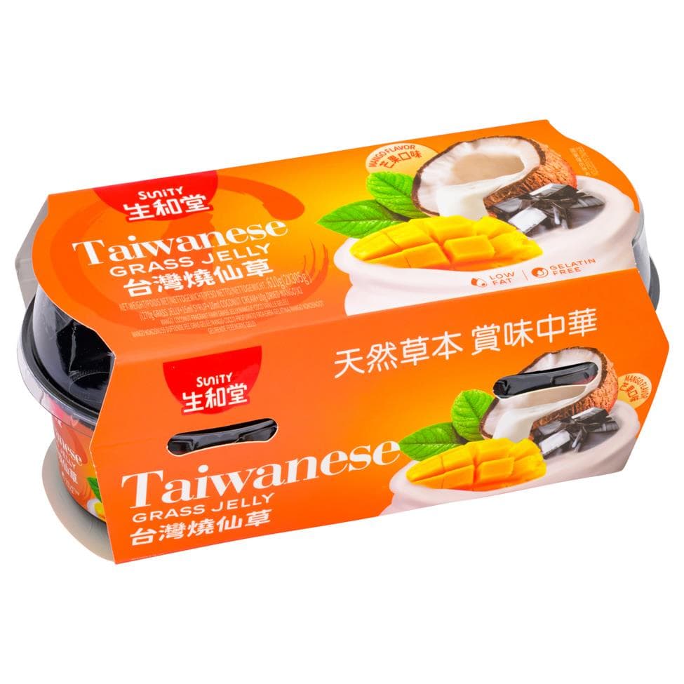 Sunity Taiwanese Grass Jelly (Mango Flavour) 生和堂 台灣燒仙草 (芒果味)