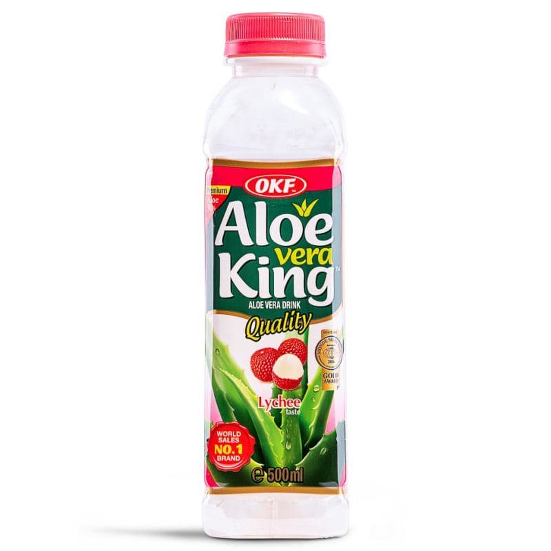 OKF Aloe Vera King Lychee Flavoured Aloe Vera Drink