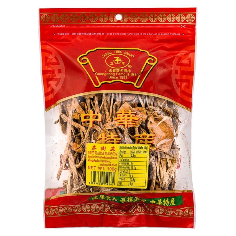 Zheng Feng Dried Tea Tree Mushroom 正豐 茶樹菇