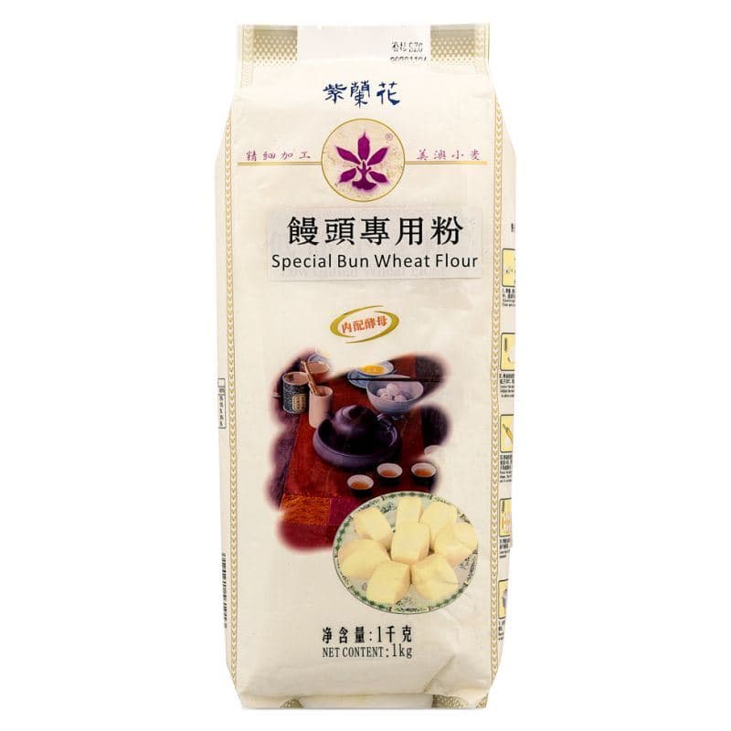 Purple Orchid Brand Special Bun Wheat Flour 紫蘭花 饅頭專用粉