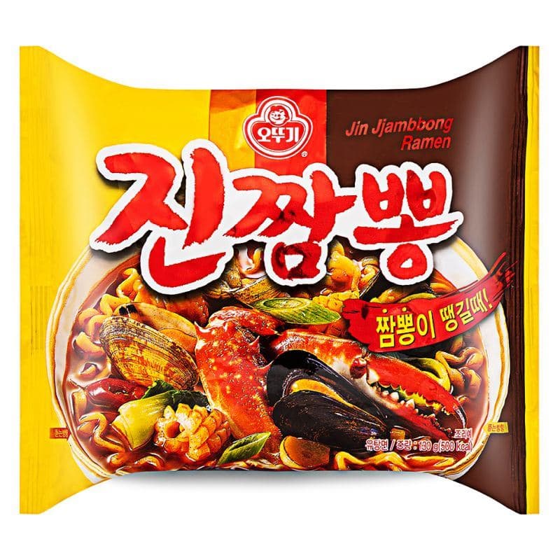 Ottogi Jin Jjambbong Spicy Seafood Noodle 진짬뽕