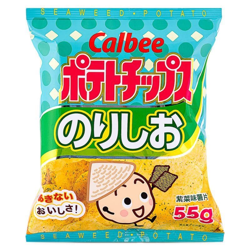 Calbee Seaweed Flavoured Potato Chips 卡樂B 紫菜味薯片