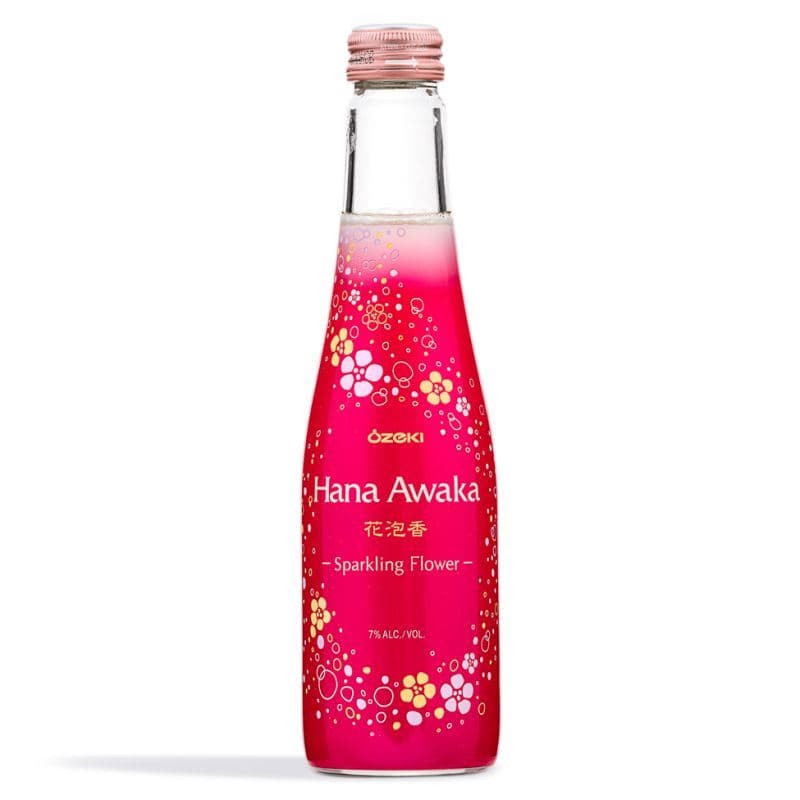 Ozeki Hana Awaka Sparkling Flower Flavoured Alcoholic Drink (ABV 5%)