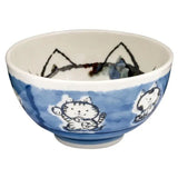 Tokyo Design Studio Ceramic Lucky Cat Bowl Large (Blue)