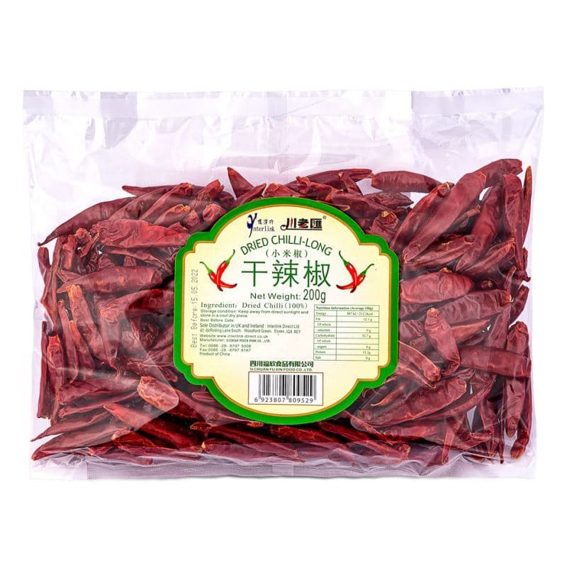 Chuan Lao Hui Dried Chilli (Long) 川老匯 乾辣椒 (小米椒)