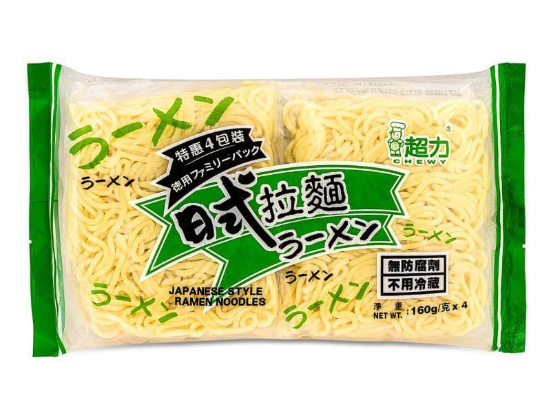 Chewy Japanese Style Ramen Noodles 超力 日式拉麵 (特惠4包裝)