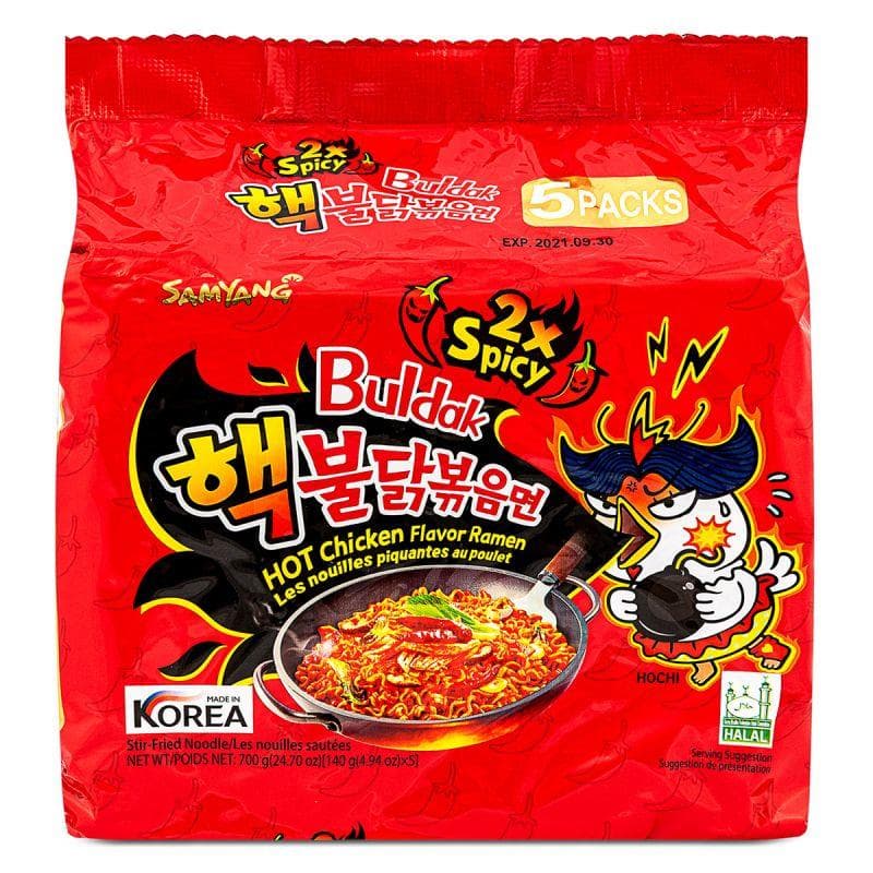 Samyang Buldak Hot Chicken Flavour Ramen (2x Spicy) Multipack 핵불닭볶음면