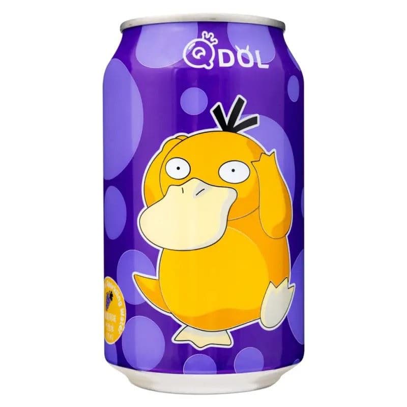 QDOL Pokemon Sparkling Water (Grape Flavour) (Random Character) 寶可夢 葡萄風味氣泡水 (隨機角色)