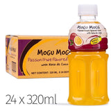 Mogu Mogu Passion Fruit Flavored Drink With Nata De Coco (Case of 24)