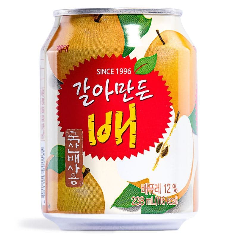 Haitai Crushed Pear Juice (Can) 갈아만든배