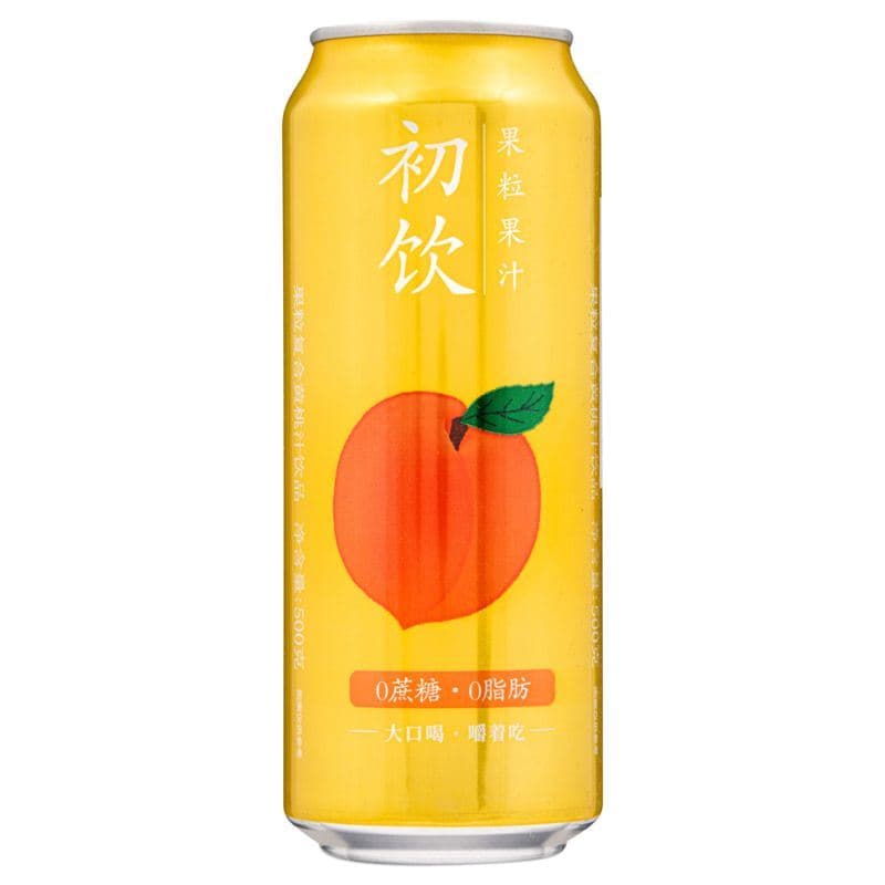 Chu Yin Fruit Drink (Yellow Peach) 初飲 果粒果汁飲品 (黃桃味)