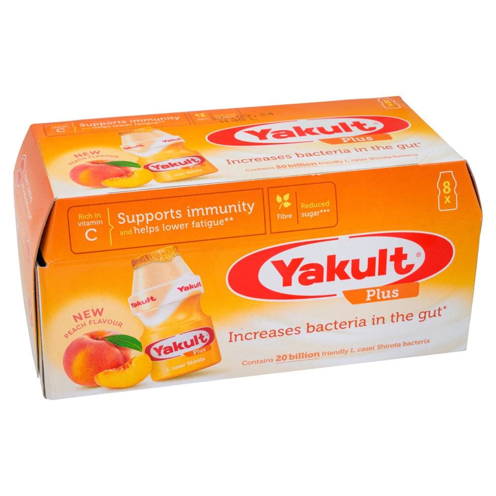 Yakult Plus Peach (Pack of 8)