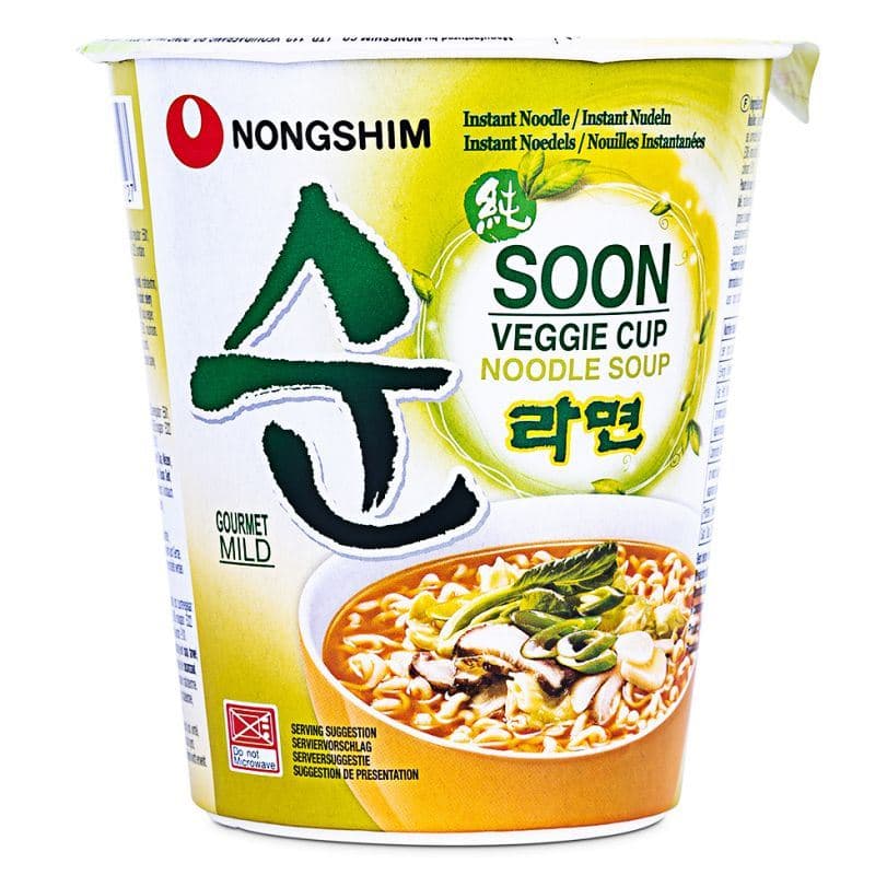 Nongshim Soon Veggie Cup Noodle 농심 순라면